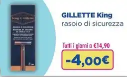 Acqua & Sapone GILLETTE King rasoio di sicurezza offerta