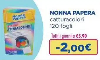 Acqua & Sapone NONNA PAPERA catturacolori 120 fogli offerta