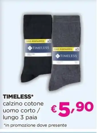 Acqua & Sapone TIMELESS calzino cotone uomo corto / lungo 3 paia offerta