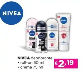 Acqua & Sapone NIVEA deodorante offerta