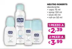 Acqua & Sapone NEUTRO ROBERTS deodorante offerta