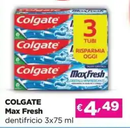 Acqua & Sapone COLGATE Max Fresh dentifricio offerta