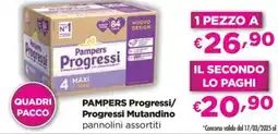 Acqua & Sapone PAMPERS Progressi/ Progressi Mutandino pannolini assortiti offerta