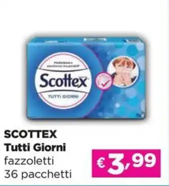 Acqua & Sapone SCOTTEX Tutti Giorni fazzoletti 36 pacchetti offerta