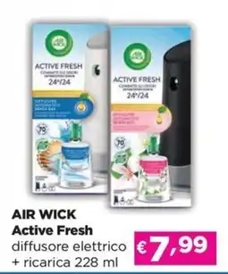 Acqua & Sapone AIR WICK Active Fresh diffusore elettrico + ricarica offerta