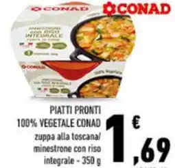 Conad City Piatti pronti 100% vegetale CONAD offerta