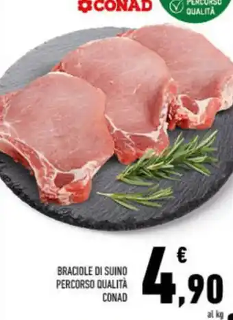 Conad City Braciole di suino percorso qualità CONAD offerta