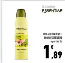 Conad City Linea deodoranti CONAD ESSENTIAE offerta