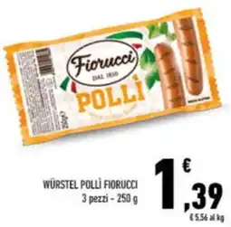 Conad City Würstel pollì FIORUCCI offerta