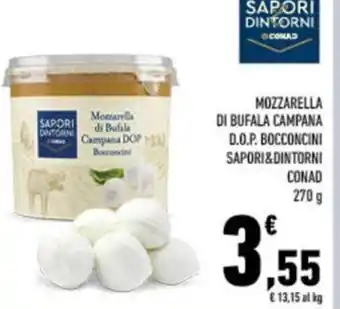 Conad City Mozzarella di bufala campana d.o.p. bocconcini sapori&dintorni CONAD offerta