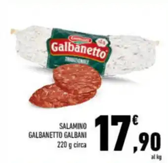 Conad City Salamino galbanetto GALBANI offerta