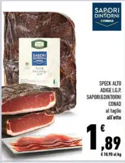 Conad City Speck alto adige i.g.p. sapori&dintorni CONAD offerta