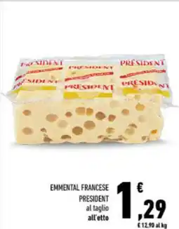 Conad City Emmental francese PRESIDENT offerta