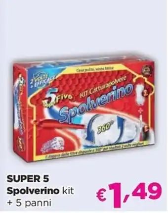 Acqua & Sapone SUPER 5 Spolverino kit + 5 panni offerta