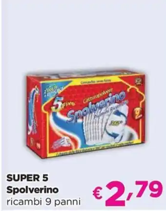 Acqua & Sapone SUPER 5 Spolverino ricambi 9 panni offerta