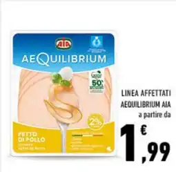 Conad City Linea affettati aequilibrium AIA offerta