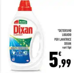 Conad City Detersivo liquido per lavatrice DIXAN offerta