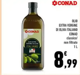 Conad City Olio extra vergine di oliva italiano CONAD classico/ non filtrato offerta