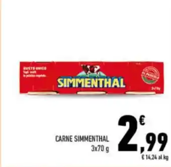 Conad City Carne SIMMENTHAL offerta