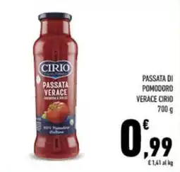 Conad City Passata di pomodoro verace CIRIO offerta