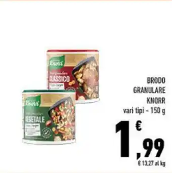 Conad City Brodo granulare KNORR offerta