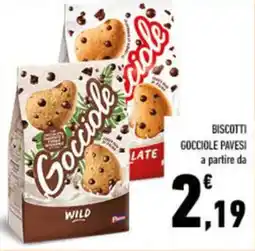 Conad City Biscotti gocciole PAVESI offerta