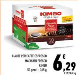 Conad City Cialde per caffè espresso macinato fresco KIMBO offerta