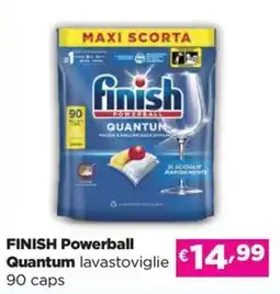 Acqua & Sapone FINISH Powerball Quantum lavastoviglie offerta