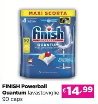 Acqua & Sapone FINISH Powerball Quantum lavastoviglie offerta