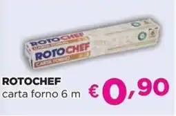 Acqua & Sapone ROTOCHEF carta forno 6 m offerta