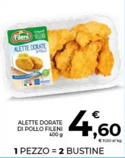 Conad City Alette dorate di pollo FILENI offerta