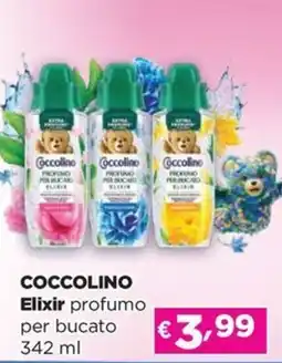 Acqua & Sapone COCCOLINO Elixir profumo per bucato offerta