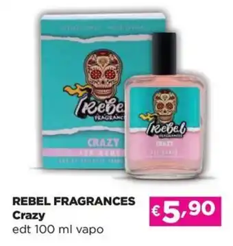 Acqua & Sapone REBEL FRAGRANCES Crazy edt vapo offerta