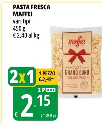 Tigros Pasta fresca MAFFEI offerta