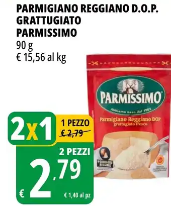 Tigros Parmigiano reggiano d.o.p. grattugiato PARMISSIMO offerta