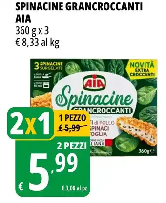 Tigros Spinacine grancroccanti AIA offerta