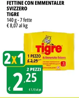 Tigros Fettine con emmentaler svizzero TIGRE offerta