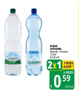 Tigros Acqua LEVISSIMA naturale - frizzante offerta