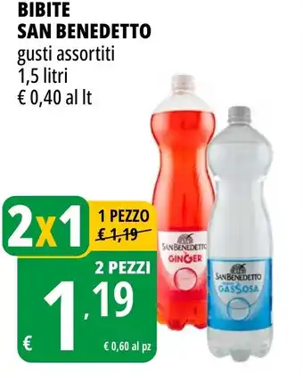 Tigros Bibite SAN BENEDETTO gusti assortiti offerta