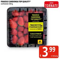 Tigros Fragole candonga top quality offerta