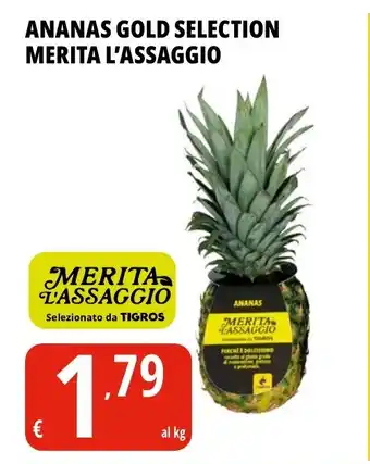 Tigros Ananas gold selection merita l'assaggio offerta