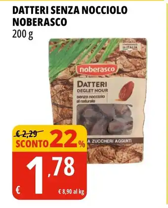 Tigros Datteri senza nocciolo NOBERASCO offerta