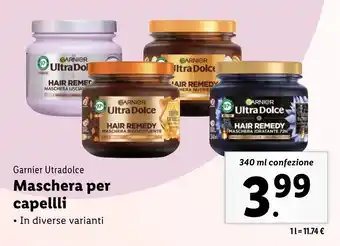 Lidl Garnier Utradolce Maschera per capellli offerta