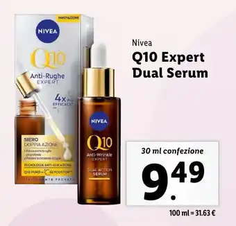 Lidl Nivea Q10 Expert Dual Serum offerta