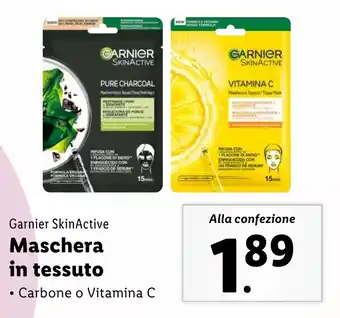 Lidl Garnier SkinActive Maschera in tessuto offerta