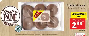 Lidl 6 donut al cacao offerta