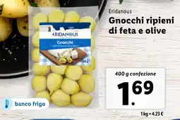 Lidl Eridanous Gnocchi ripieni di feta e olive offerta