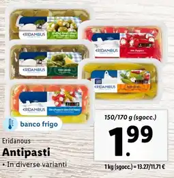 Lidl Eridanous Antipasti offerta