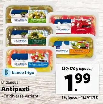 Lidl Eridanous Antipasti offerta