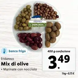 Lidl Eridanous Mix di olive offerta